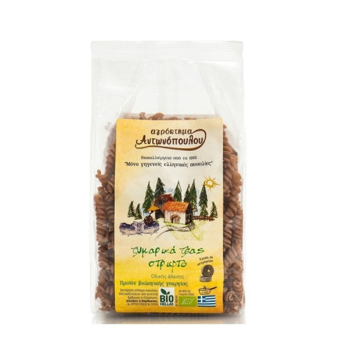 Στριφτό ζέας ολικής άλεσης Αντωνόπουλος 400g ΒΙΟ Στριφτό ζέας ολικής άλεσης Αντωνόπουλος 400g ΒΙΟ