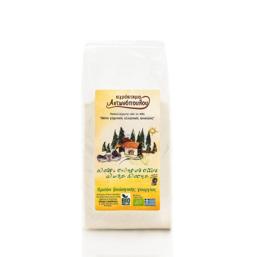 Αλεύρι σίτου ολικής άλεσης σκληρό Αντωνόπουλος 1kg BIO