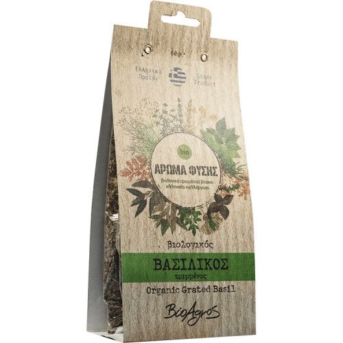 Βασιλικός φύλλο τριμμένο ΒιοΑγρός 60g ΒΙΟ