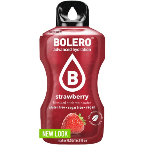 Στιγμιαίο ποτό φράουλα Bolero 12x3g
