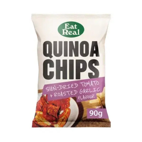 Τσιπς Κινόα Τομάτα & Σκόρδο Eat Real 90g