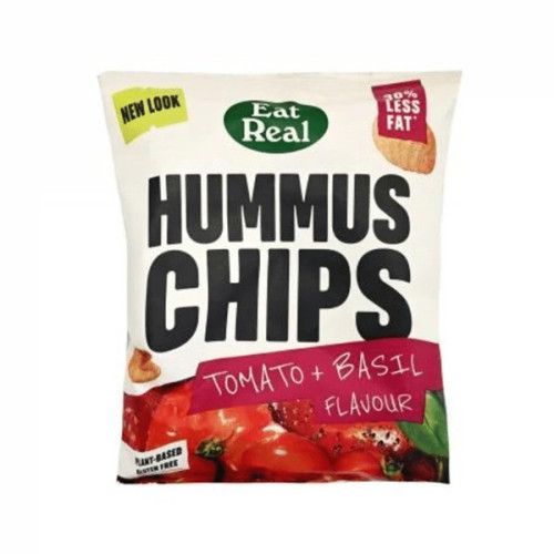 Τσιπς Χούμους Τομάτα & Βασιλικό Eat Real 110g