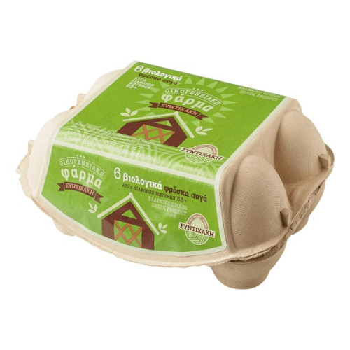 Αυγά 6άδα Φάρμα Συντιχάκη Medium(53g+) ΒΙΟ Αυγά 6άδα Φάρμα Συντιχάκη Medium(53g+) ΒΙΟ
