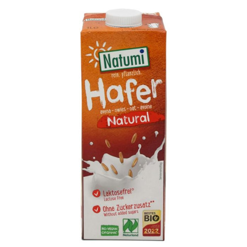 Ρόφημα βρώμης φυσικό Natumi 1Lt ΒΙΟ