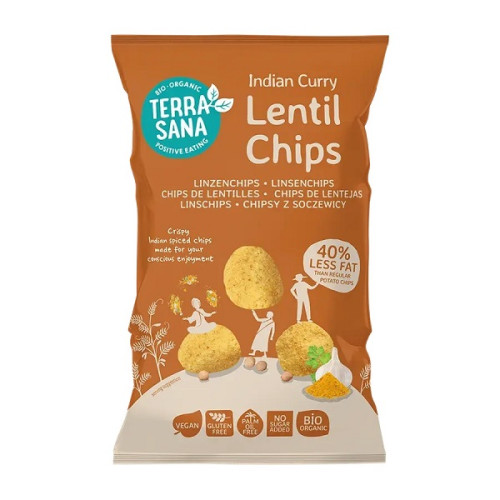 Τσιπς Φακής Κάρρυ Terrasana 75g ΒΙΟ Τσιπς Φακής Κάρρυ Terrasana 75g ΒΙΟ