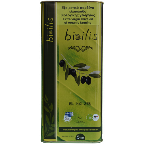 Ελαιόλαδο Εξτρά Παρθένο BioIlis 5Lt ΒΙΟ