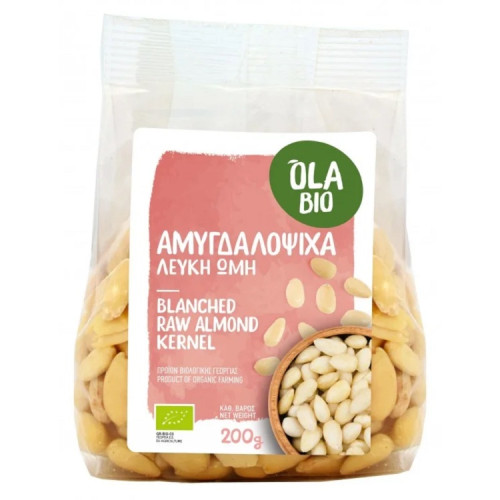 Αμυγδαλόψιχα λευκή OlaBio 200g ΒΙΟ