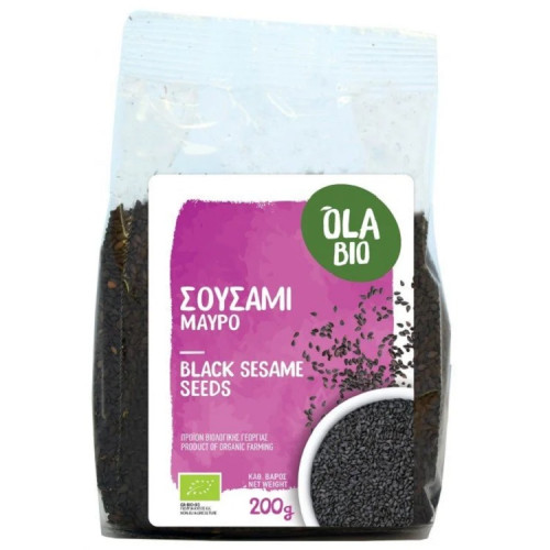 Σουσάμι μαύρο OlaBio 200g ΒΙΟ