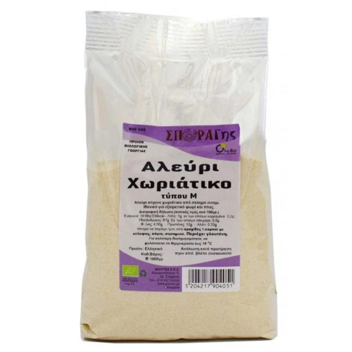 Αλεύρι Χωριάτικο Τύπου Μ OlaBio 1kg ΒΙΟ