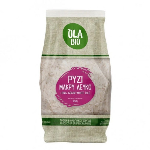 Ρύζι μακρύ λευκό ΟλαΒΙΟ 500g ΒΙΟ