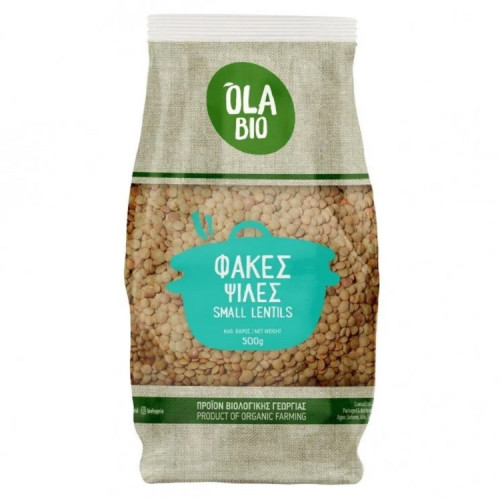 Φακές ψιλές Ελληνικές OlaBio 500g ΒΙΟ Φακές ψιλές Ελληνικές OlaBio 500g ΒΙΟ