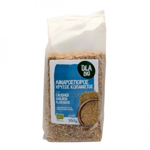 Λιναρόσπορος Χρυσός Αλεσμένος OlaBio 350g ΒΙΟ Λιναρόσπορος Χρυσός Αλεσμένος OlaBio 350g ΒΙΟ