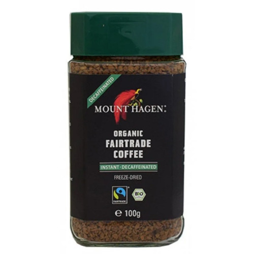 Καφές Στιγμιαίος Ντεκαφεϊνέ Mount Hagen 100g ΒΙΟ