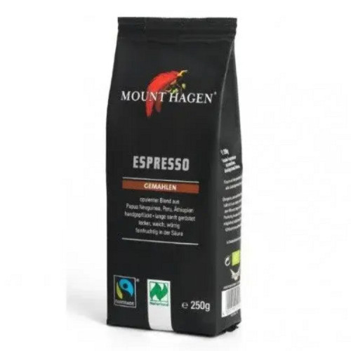Καφές Espresso Αλεσμένος Mount Hagen 250g ΒΙΟ