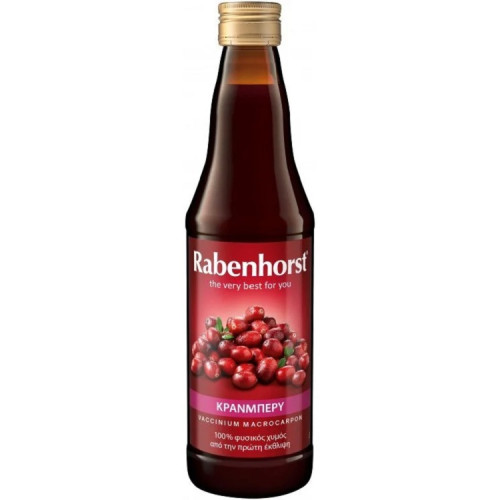 Χυμός Cranberry (Κράνμπερυ) Rabenhorst 330ml