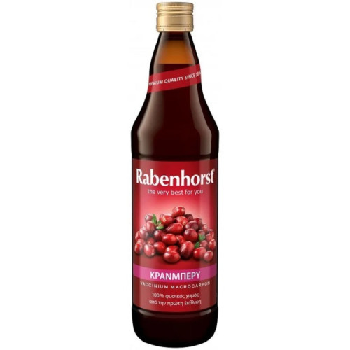 Χυμός Cranberry (Κράνμπερυ) Rabenhorst 750ml