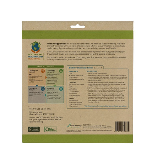 Φόρμα για κέικ και πίτες στρογγυλή 4τεμ. If You Care