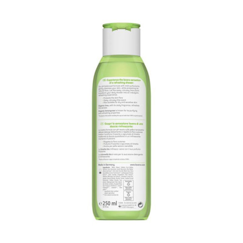 Αφρόλουτρο με lime και λεμονόχορτο Refreshing Lavera 200ml BIO