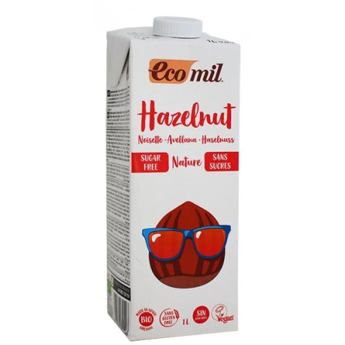 Hazelnut drink sugar-free Ecomil 1Lt ΒΙΟ Hazelnut drink sugar-free Ecomil 1Lt ΒΙΟ