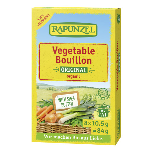 Κύβοι Λαχανικών original 84g Rapunzel ΒΙΟ