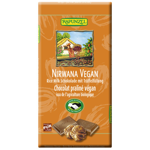 Σοκολάτα Νιρβάνα Vegan Rapunzel 100g ΒΙΟ Σοκολάτα Νιρβάνα Vegan Rapunzel 100g ΒΙΟ