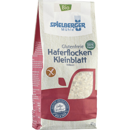 Νιφάδες Βρώμης Λεπτές ΧΩΡΙΣ ΓΛΟΥΤΕΝΗ Spielberger 475g BIO