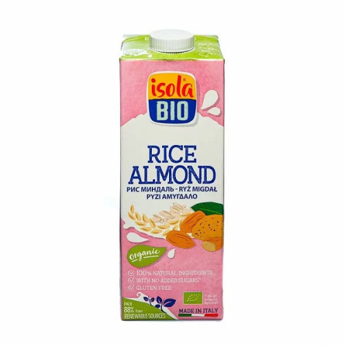 Ρόφημα ρυζιού με αμύγδαλα IsolaBio 1Lt BIO