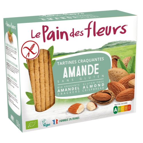 Κράκερς Αμυγδάλου Le Pain Des Fleurs 150g ΒΙΟ Κράκερς Αμυγδάλου Le Pain Des Fleurs 150g ΒΙΟ
