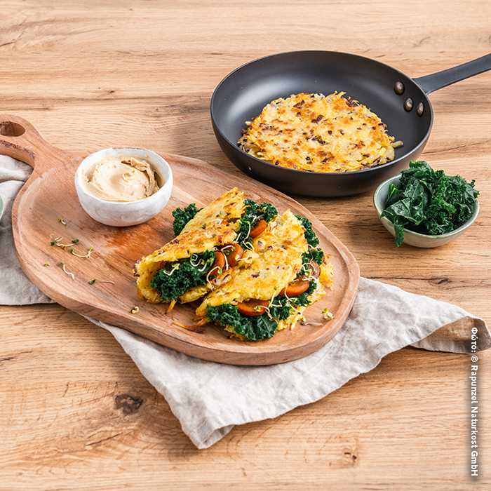 Τάκος με πατάτα και λαχανίδα (Kale) Τάκος με πατάτα και λαχανίδα (Kale)