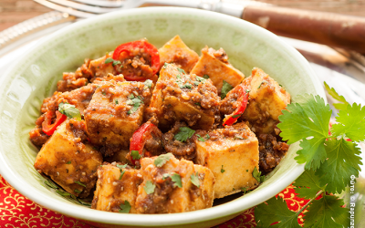 Tofu μαριναρισμένο με τζίντζερ