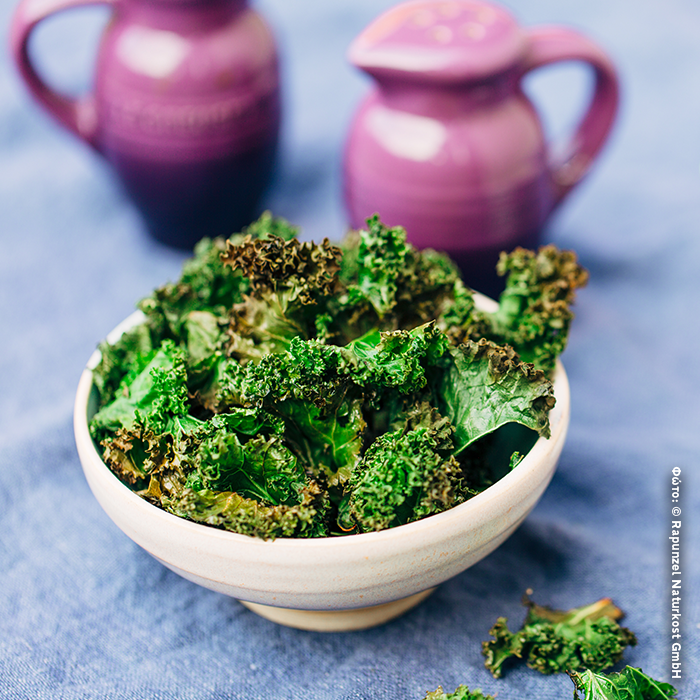 Τσιπς λαχανίδας (Kale Chips) – Νηστίσιμο (Vegan)