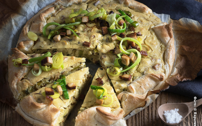 VEGAN Κις λορέν (Quiche Lorraine)